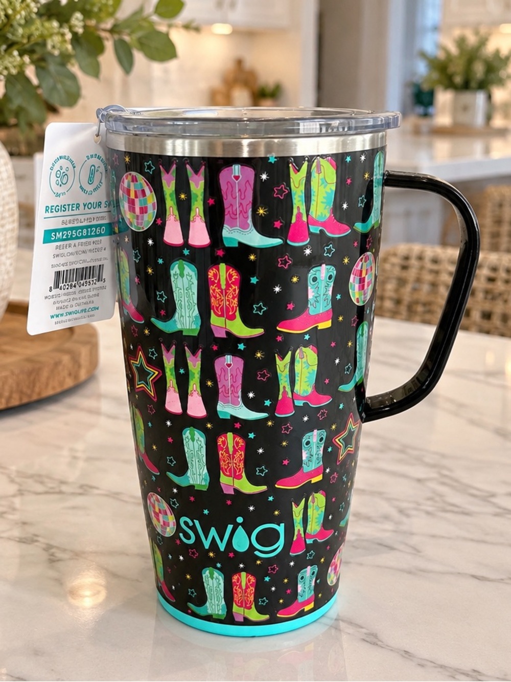 Swig Life Insulated Travel Mug 22oz Disco Cowgirl